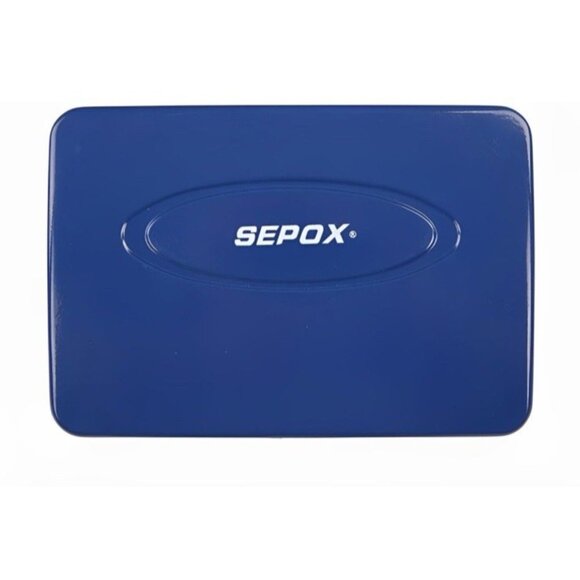 SEPOX Portable Security Case Lock Box Steel 3-Dial Combo Travel Home Office Car - Picture 4 of 5